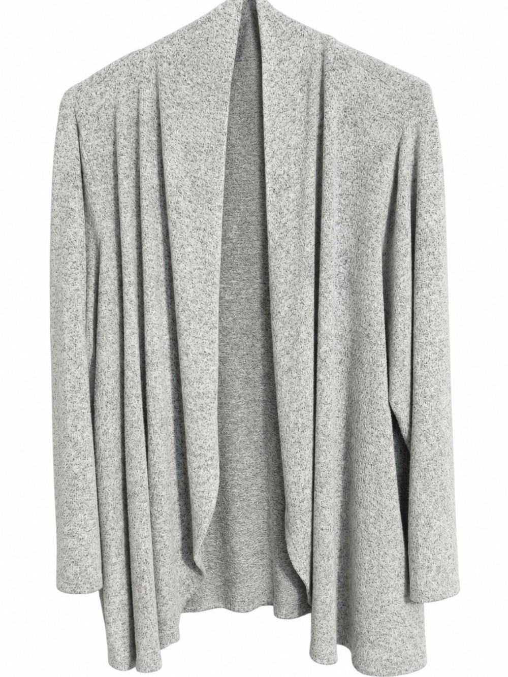 Kohl's Light Gray Open-Front Women's Sweater Cardigan 1x